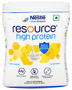 Nestle Resource High Protein Vanilla Flavour Powder Jar 400gm