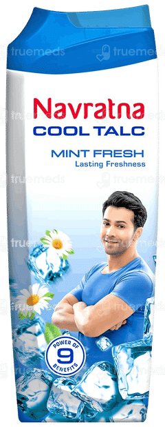 Navratna Mint Fresh Cool Talc 400Gm