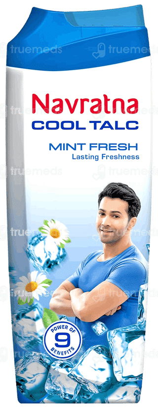 Navratna Mint Fresh Cool Talc 400Gm
