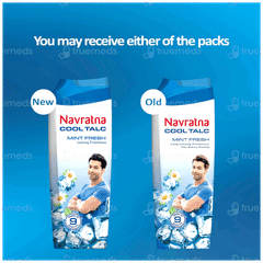 Navratna Mint Fresh Cool Talc 400Gm