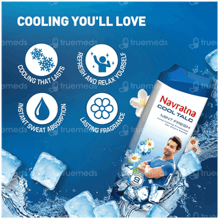 Navratna Mint Fresh Cool Talc 400Gm