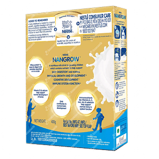 Nestle Nangrow Milk Drink Powder Vanilla 400 GM