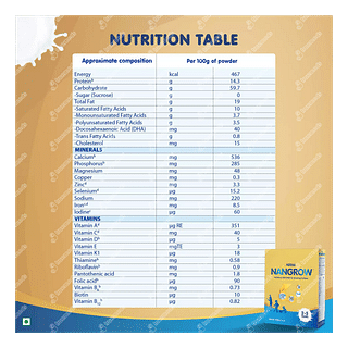 Nestle Nangrow Milk Drink Powder Vanilla 400 GM