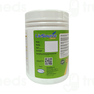 Livsource Vanilla Flavour Sugar Free Powder 450gm