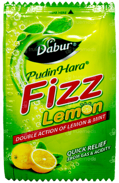 Dabur Pudin Hara Fizz Lemon Powder 5Gm
