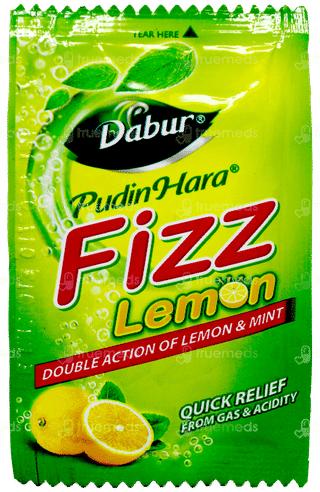 Dabur Pudin Hara Fizz Lemon Powder 5Gm
