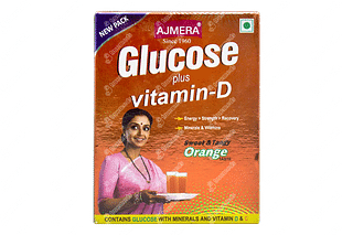 Ajmera Glucose Plus Vitamin D Orange Powder 100gm