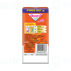 Glucon D Tangy Orange Flavour Refill Powder 75gm With 50gm Free