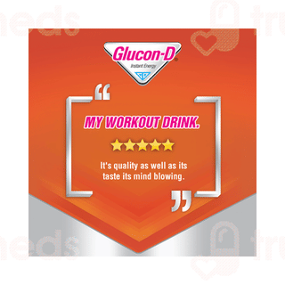 Glucon D Tangy Orange Flavour Refill Powder 75gm With 50gm Free