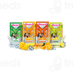 Glucon D Tangy Orange Flavour Refill Powder 75gm With 50gm Free