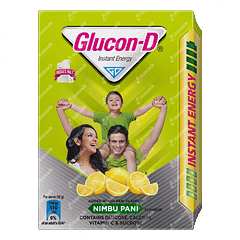 GLUCON D NIMBU PANI FLAVOUR POWDER 200GM