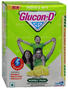 Glucon D Nimbu Pani Flavour 200Gm Glucon D Nimbu Pani Flavour 200Gm
