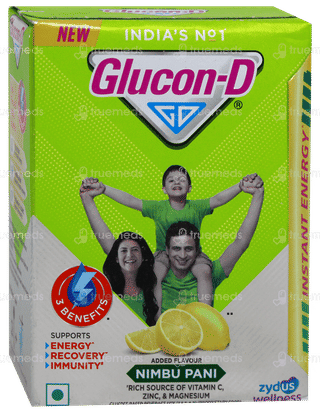 Glucon D Nimbu Pani Flavour 200Gm