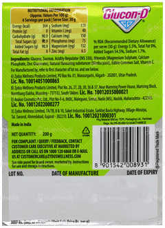 Glucon D Nimbu Pani Flavour 200Gm