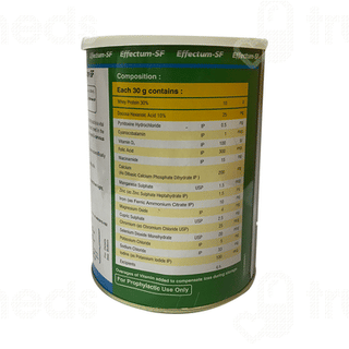 Effectum Sf Vanila Powder 400gm