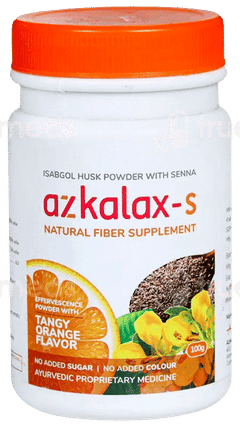 Azkalax S Tangy Orange Flavour No Added Sugar Powder 100Gm Azkalax S Tangy Orange Flavour No Added Sugar Powder 100Gm
