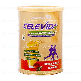 Celevida Kesar Elaichi  Flavour No Added Sugar Powder Jar 400gm