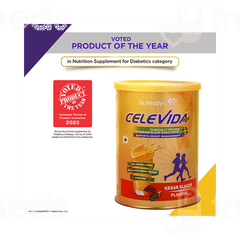 Celevida Kesar Elaichi Flavour Sugar Free Powder 400gm