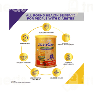 Celevida Kesar Elaichi Flavour Sugar Free Powder 400gm