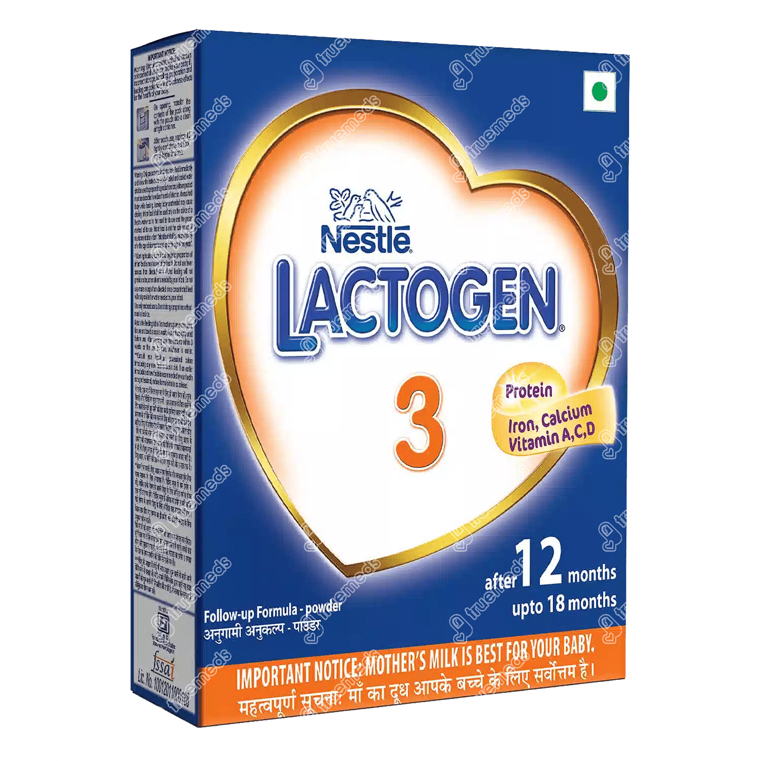 Nestle Lactogen Stage 3 Refill Pack 400 Gm - Uses, Side Effects, Dosage ...