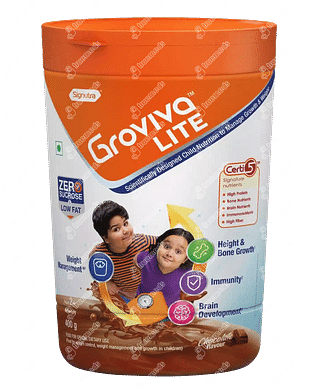 Groviva Lite Chocolate Powder 400 GM