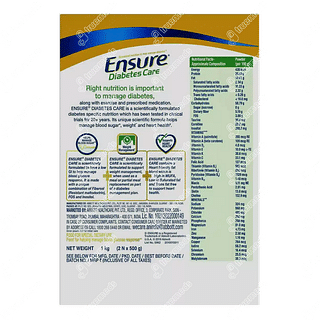 Ensure Diabetes Care Vanilla Flavour Refil Powder 1kg