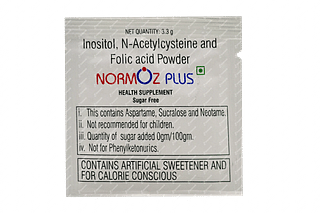 Normoz Plus Powder Sugar Free 3.3 GM