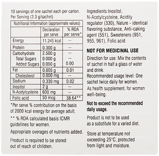 Normoz Plus Sugar Free Powder 3.3gm