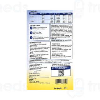Pedia Gold Plus Vanilla Flavour Powder 400Gm