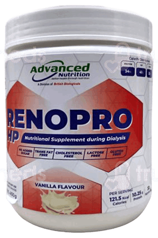 Renopro Hp No Added Sugar Vanilla Flavour Jar 400Gm