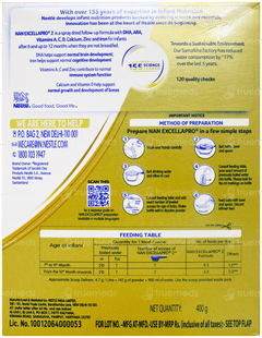 Nestle Nan Excellapro 2 After 6 Months Up To 12 Months Formula Powder Refill 400Gm