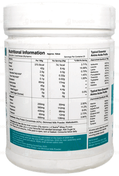 Nutrix Whey Protein Zero Added Sugar 500gm