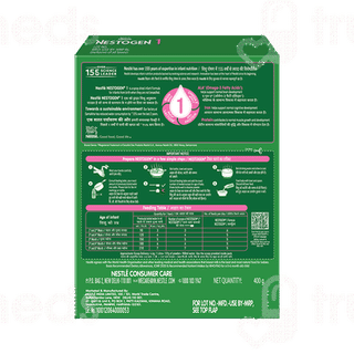 Nestle Nestogen 1 Upto 6 Months Infant Formula Powder 400gm