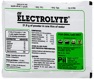 Electrolyte Orange Flavour Powder 21.8gm