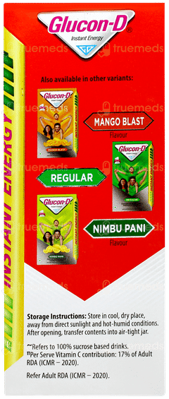 Glucon D Tangy Orange  Flavour 450gm
