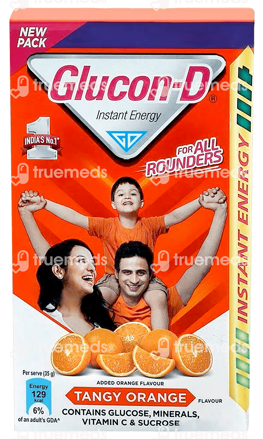 Glucon D Tangy Orange Powder 450 Gm Uses, Side Effects, Dosage, Price
