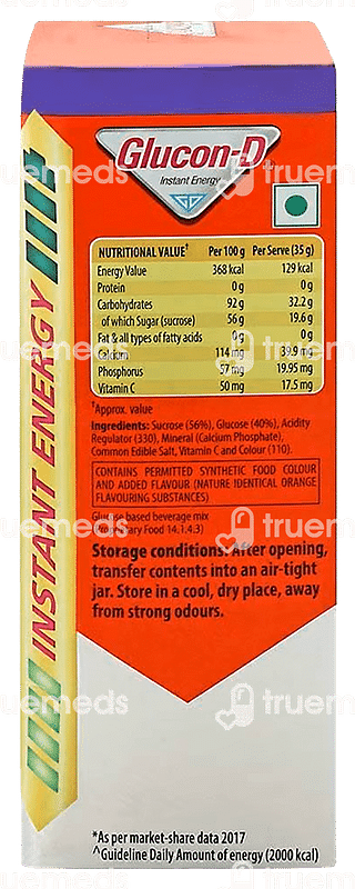 Glucon D Tangy Orange Powder 450 GM