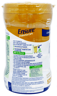 Ensure Diabetes Care Vanilla Flavour Zero Added Sucrose Powder Jar 400gm