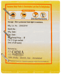 Ors Orange Flavour Sachet 21.8gm