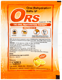 Ors Orange Flavour Sachet 21.8gm
