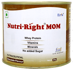 Nutri Right Mom Chocolate Flavour No Added Sugar 200gm