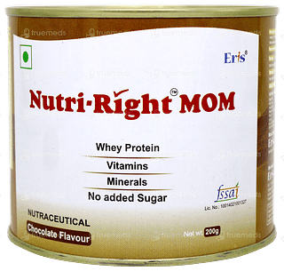 Nutri Right Mom Chocolate Flavour No Added Sugar 200gm