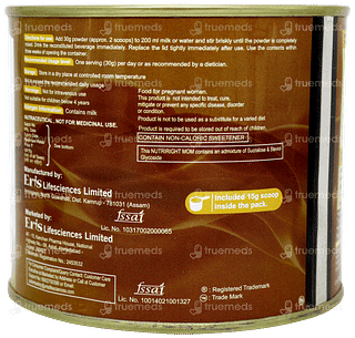 Nutri Right Mom Chocolate Flavour No Added Sugar 200gm
