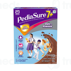 Pediasure 7+ With Oats & Almond Chocolate Flavour Powder Refill 200gm