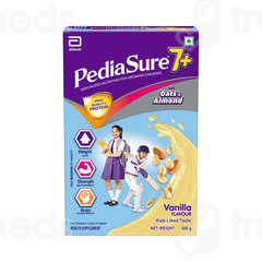 PEDIASURE 7+ OATS & ALMOND VANILLA FLAVOUR REFILL POWDER 400GM
