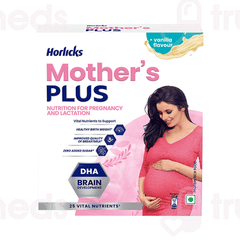 Horlicks Mothers Plus Vanilla Flavour No Added Sugar Refill Powder 200gm