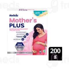 Horlicks Mothers Plus Vanilla Flavour No Added Sugar Refill Powder 200gm
