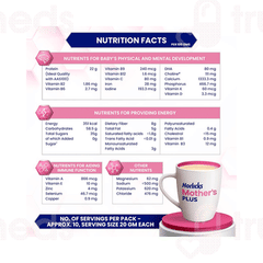 Horlicks Mothers Plus Vanilla Flavour No Added Sugar Refill Powder 200gm