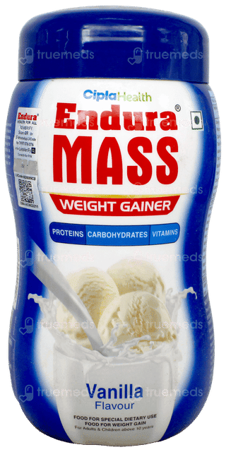 Endura Mass Weight Gainer Vanilla Flavour Powder 500Gm