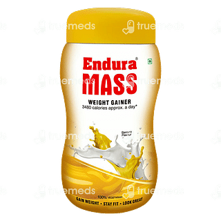 Endura Mass Weight Gainer Banana Flavour Powder 500gm